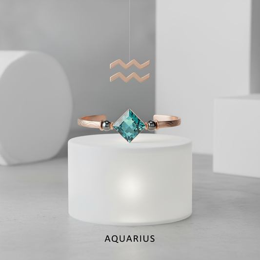 Aquarius Birth Stone Bracelet